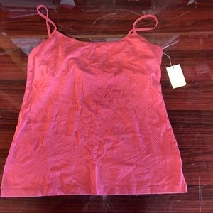 4/$15 NWT Red Cami Tank Built in Bra XL